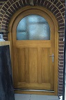 idigbo arched glazed panel door