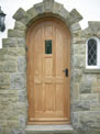 oak arched panel doors