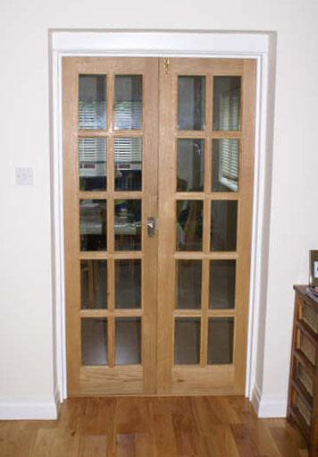 french doors oak