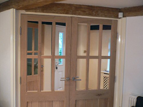 oak french doors