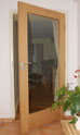 oak door fully glazed
