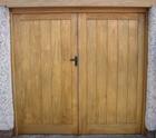 hardwood garage doors