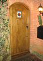 oak arched doors