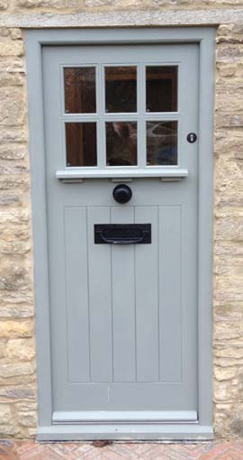 factory sprayed door