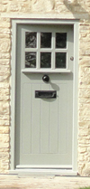 painted windows and doors