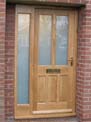 oak door side panel