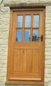 oak 6 pane door