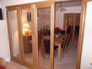 oak bifold doors