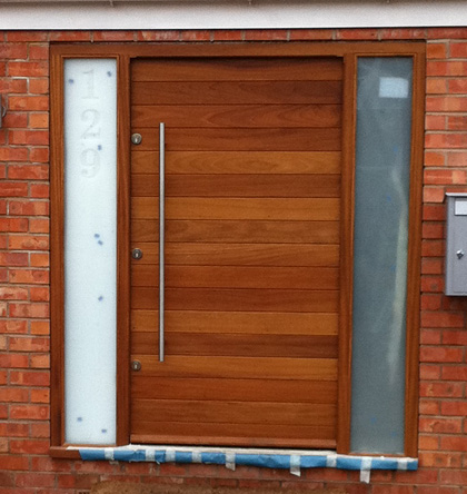 oak contemporary door