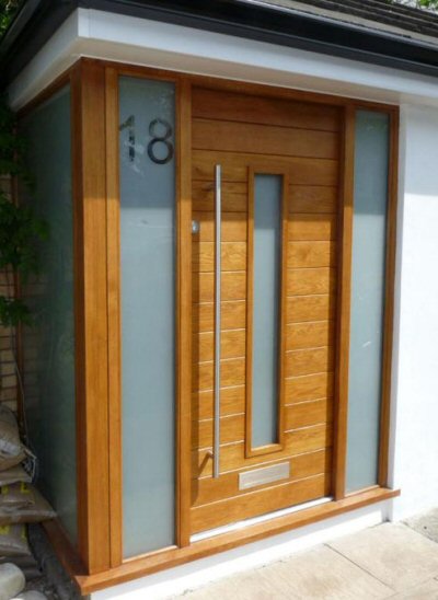 contemporary front doors