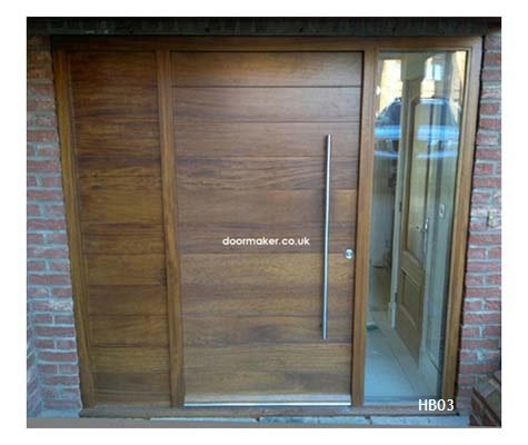 iroko contemporary door