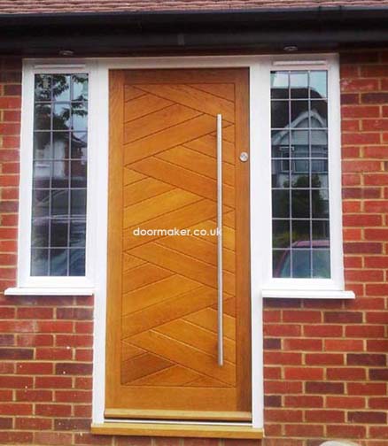 herringbone door