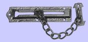 kirkpatrick wrought iron door chain