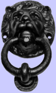 kirkpatrick lions head door knocker