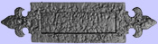 kirkpatrick wrought iron letterplate
