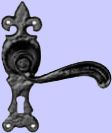 kirkpatrick wrought iron door handle