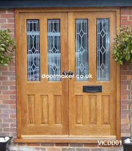 oak double doors