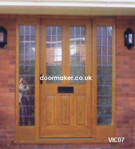 oak door side panels