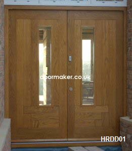 oak herringbone door