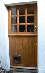 oak 9 pane stable door