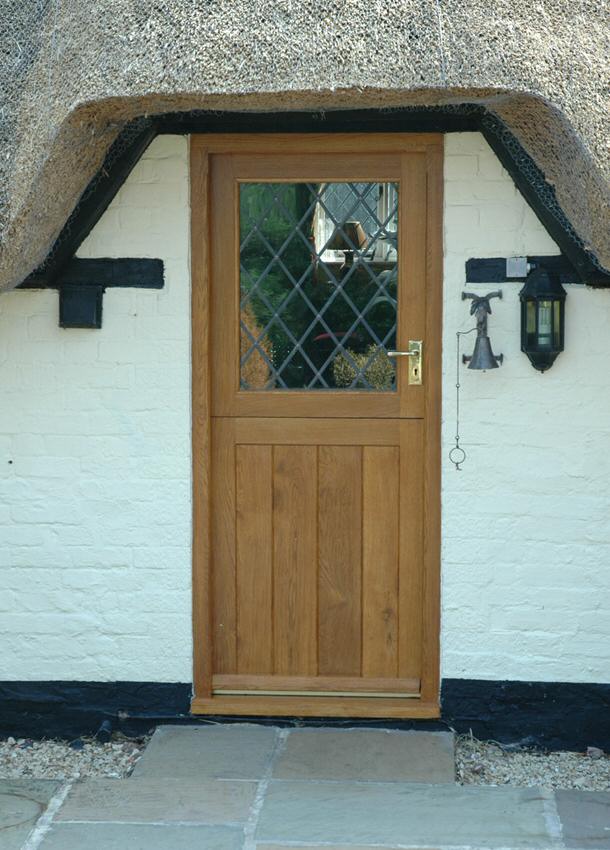 stable door half glazed oak