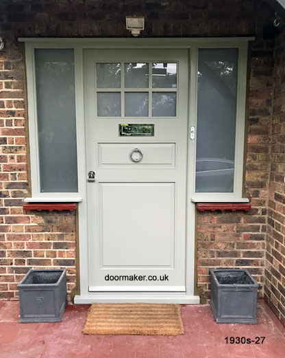 1930s style front door and frame