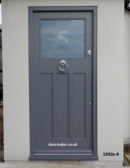flint grey door