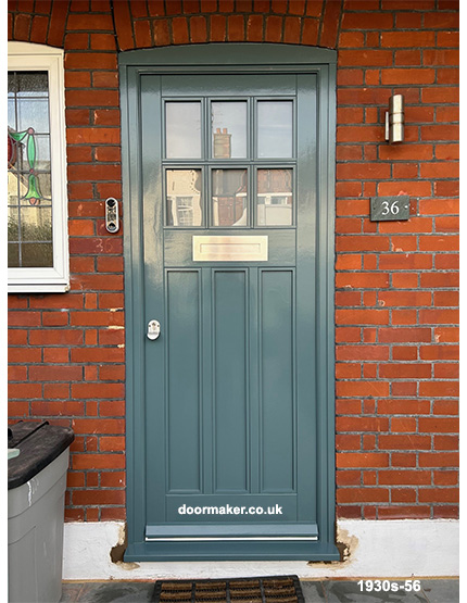 1930s front door inchyra blue