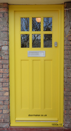 zinc yellow front door