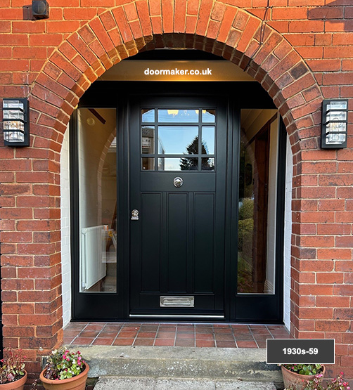 bespoke 1930s style front doors