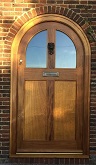 arched door iroko