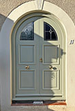 arched double doors