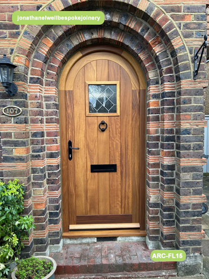 arched front door iroko