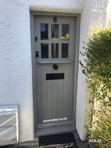 arts and crafts style door and frame