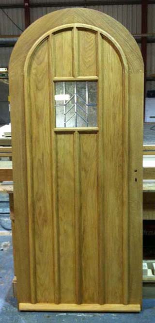 oak door arched