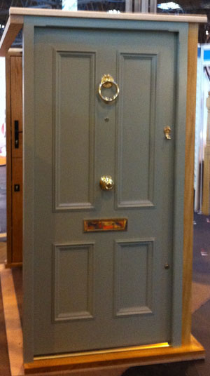 four panel door painted