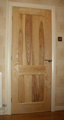 ash framed ledged door back