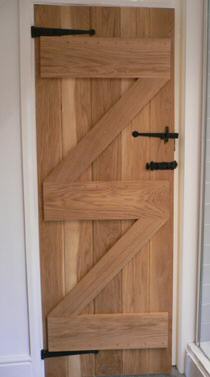 oak ledged and braced doors