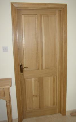 solid oak 4 panel door