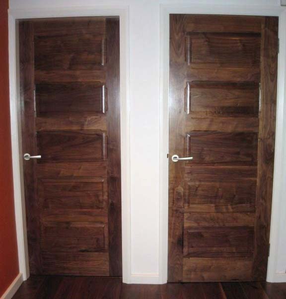 walnut doors bespoke