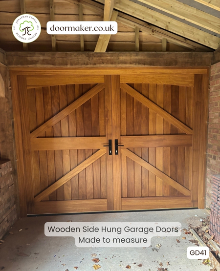 side hung garage doors iroko