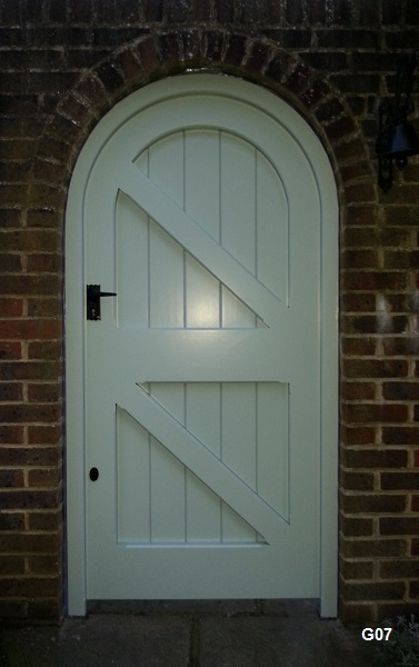 arched gate painted