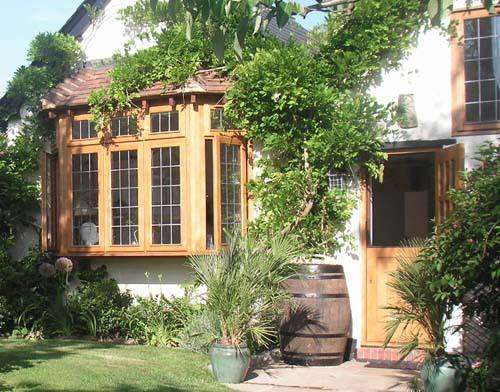 wooden windows