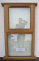 oak 2 pane window