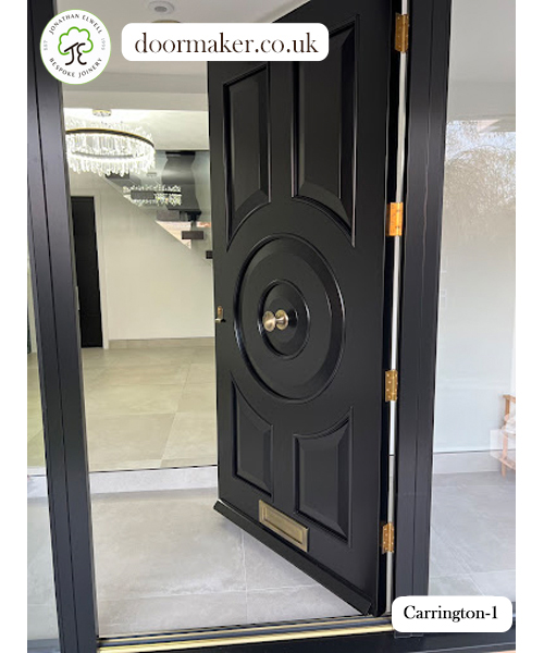 circle panel door solid wood  carrington door