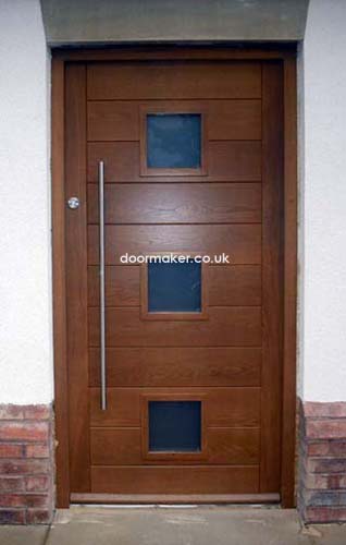 3 pane contemporary door