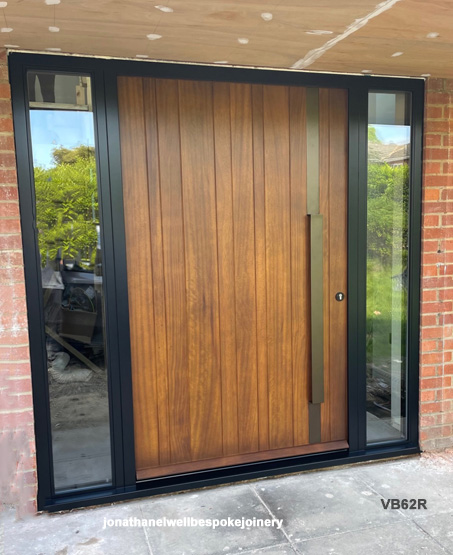 contemporary front door - iroko