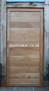 contemporary door all wood
