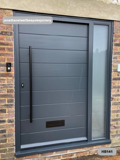 contemporary front door anthracite