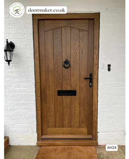 oak cottage style door made to measure